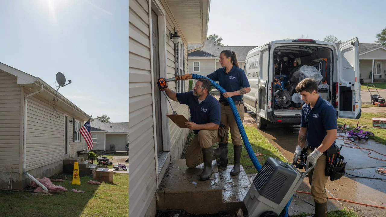 Ceiling Water Damage Restoration in Dowelltown, TN near me